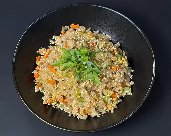 Рис с яйцом