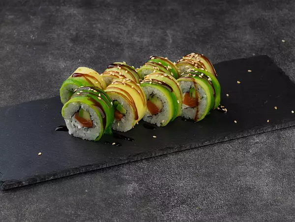 Лосось с авокадо