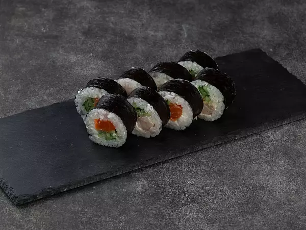 Мини лосось с креветкой